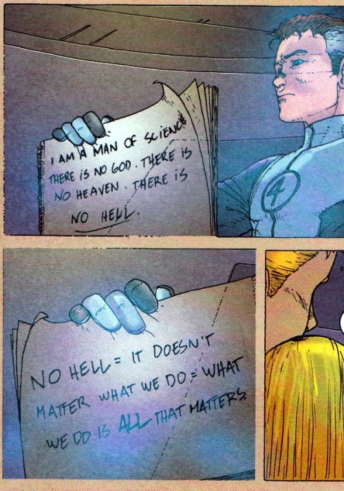 This is from Fantastic Four  AU, from 2013. Written by Matt Fraction.